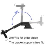 Soporte para teléfono automotriz de fibra de carbono, soporte de navegación para coche, modelo telescópico, 2 In 1 - Imagen 4