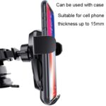 Soporte para teléfono automotriz de fibra de carbono, soporte de navegación para coche, modelo telescópico, Air Outlet - Imagen 4