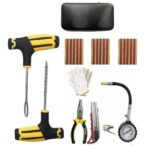 Herramienta de reparación de neumáticos al vacío para automóviles, juego de instrumentos para parchear neumáticos de coche, 10pcs-1