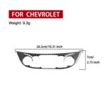 Pegatina para panel de perilla de control central con volante a la izquierda para Chevrolet Malibu 2016-2022, modelo B - Imagen 3