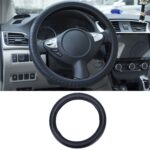 Funda protectora de silicona para coche, funda de agarre de conducción con patrón de neumático antideslizante resistente al desgaste, For 36cm-40cm Diameter Steering Wheel