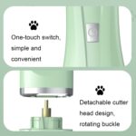 Afeitadora eléctrica multifuncional para mascotas, cortadora de pelo para perros y gatos, 2-in-1 Green - Imagen 11