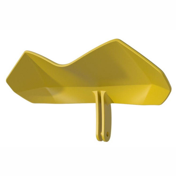 TBD0604327702.jpg Soporte para teléfono móvil para motocicleta, protección contra el sol y la lluvia, ala deflectora ampliada, Lemon Yellow - Imagen 1