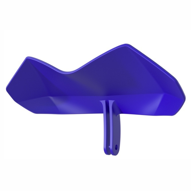 TBD0604327703.jpg Soporte para teléfono móvil para motocicleta, protección contra el sol y la lluvia, ala deflectora ampliada, Blue - Imagen 1