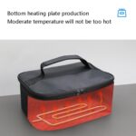 Calentadores de alimentos de 12 V, calentador eléctrico, contenedor de fiambrera, US Plug Heated Lunch Box - Imagen 4