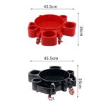 Taburete móvil para lavado de autos con Base de polea de cubo de limpieza multifuncional - Imagen 2
