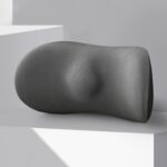 Cojín de coche Asiento de conducción Soporte cervical Almohada de respaldo, Waist Pad Gray