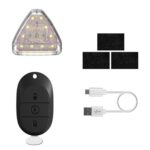 Luz intermitente para motocicleta M7, resistente al agua, larga duración, Control remoto inalámbrico, luces de advertencia modificadas