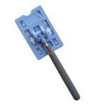Poste de extensión portátil para estacionamiento de automóviles, Blue+Gray
