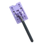 Poste de extensión portátil para estacionamiento de automóviles, Purple+Gray