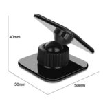 Soporte adhesivo multifuncional para navegación de coche, soporte para teléfono móvil, Square Black - Imagen 3