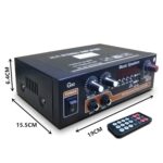 Amplificador de potencia de doble propósito Digital con memoria USB y micrófono de grabación incorporado Bluetooth, EU Plug 220V, US Plug 110V - Imagen 2
