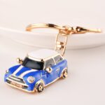 Mini coche llavero colgante juguete escarabajo coche regalo, Dark Blue