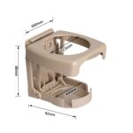 Soporte multifuncional para bebidas para ventilación de aire de coche, soporte para taza de coche, Cenicero - Imagen 4
