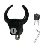 Ganchos de bloqueo para casco Bullhead, gancho de almacenamiento delantero Universal sin perforación para motocicleta y bicicleta