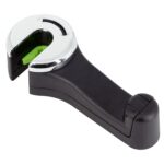 Soporte para teléfono con gancho doble para asiento trasero de coche, Silver