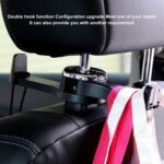 Soporte para teléfono con gancho doble para asiento trasero de coche, Silver - Imagen 5