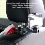Soporte para teléfono con gancho doble para asiento trasero de coche, Silver - Imagen 6