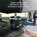 Soporte para teléfono con gancho doble para asiento trasero de coche, Silver - Imagen 7
