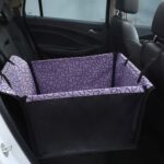 Almohadilla protectora impermeable para asiento individual de coche para mascotas, Purple Cloud