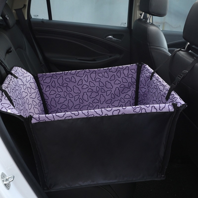 TBD0604359103.jpg Almohadilla protectora impermeable para asiento individual de coche para mascotas, Purple Cloud - Imagen 1