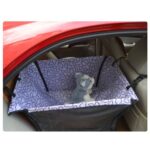 Almohadilla protectora impermeable para asiento individual de coche para mascotas, Purple Cloud - Imagen 5
