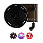 Difusor de Aroma para coche, ventilación de aire, giratorio, gramófono Retro, adorno difusor de fragancia, Gramophone+3pcs Refill Aroma