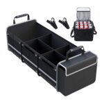 Caja de almacenamiento de guantes plegable multifuncional para coche de tela Oxford, 90x35x30cm