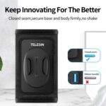 TELESIN Mochila Correa de Hombro Soporte de Montaje para GoPro Hero / Insta360 / SJCAM / DJI Accesorios de Acción, Set B - Imagen 5