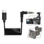 Cable adaptador de audio USB-C / Type-C a TRS macho de 3,5 mm para DJI Osmo Action 4/3/2/Pocket 3