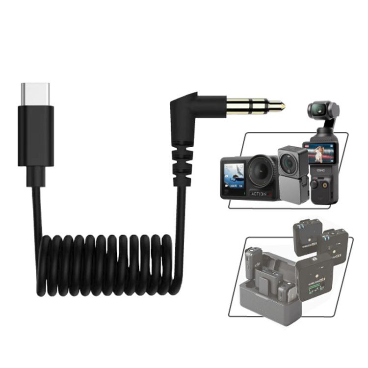 TBD0604372301A.jpg Cable adaptador de audio USB-C / Type-C a TRS macho de 3,5 mm para DJI Osmo Action 4/3/2/Pocket 3 - Imagen 1