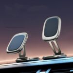 Soporte magnético para teléfono de coche, soportes plegables multifuncionales giratorios para automóvil, Q42, Q43 - Imagen 2