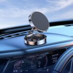 Soporte magnético para teléfono de coche, soportes plegables multifuncionales giratorios para automóvil - Imagen 2
