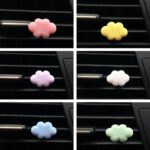 Clip decorativo de salida de aire de coche de nube de dibujos animados de resina - Imagen 2