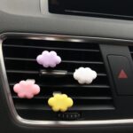 Clip decorativo de salida de aire de coche de nube de dibujos animados de resina - Imagen 4