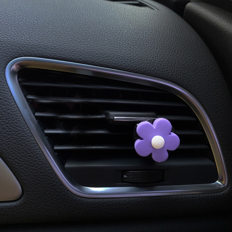 TBD0604375801A.jpg Clip de aromaterapia para ventilación de aire de coche con flor de cinco pétalos, Scented version - Imagen 1