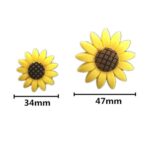 Clip decorativo de aromaterapia para ventilación de aire de coche de girasol, Small Sunflower - Imagen 3