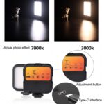 Lámpara de relleno de cámara de disparo de luz de bolsillo Mini luz de relleno en vivo de escritorio de teléfono portátil, Flagship 3 Color - Imagen 5