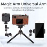 Brazo mágico serie XILETU TM con adaptador de montaje para monitor de vídeo y cámara con doble cabezal esférico, TM-3 - Imagen 3