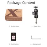 Brazo mágico serie XILETU TM con adaptador de montaje para monitor de vídeo y cámara con doble cabezal esférico, TM-5 - Imagen 8