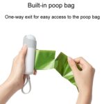 Dispensador portátil de bolsas para residuos de mascotas, recogedor de excrementos de perro, con luz LED - Imagen 3