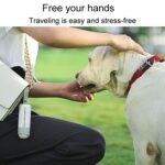 Dispensador portátil de bolsas para residuos de mascotas, recogedor de excrementos de perro, con luz LED - Imagen 4