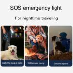 Dispensador portátil de bolsas para residuos de mascotas, recogedor de excrementos de perro, con luz LED - Imagen 8