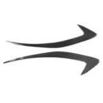 Juego de 2 pegatinas para cejas de faros delanteros con volante a la izquierda para Chevrolet Malibu 2016-2024