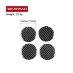 Juego de 4 pegatinas para buje de rueda con volante a la izquierda para Chevrolet Malibu 2016-2024 - Imagen 3