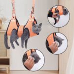 Hamaca para el cuidado de mascotas, soporte para uñas para gatos y perros, colgador tipo alimentación, artefactos antiarañazos, Medium - Imagen 7