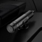 Martillo de seguridad de vidrio para coche, herramienta multifuncional de Escape de emergencia, Gray