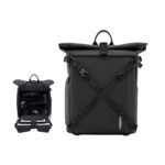 Cwatcun D113 bolso de hombro para cámara de ocio impermeable de alta capacidad bolsa de fotografía de viaje al aire libre, Small Black