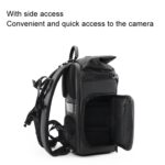 Cwatcun D113 bolso de hombro para cámara de ocio impermeable de alta capacidad bolsa de fotografía de viaje al aire libre, Large Black - Imagen 5