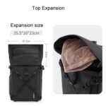 Cwatcun D113 bolso de hombro para cámara de ocio impermeable de alta capacidad bolsa de fotografía de viaje al aire libre, Large Black - Imagen 7